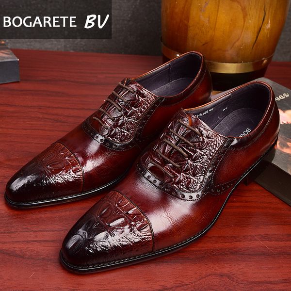 2020 first layer cowhide crocodile pattern zapatos hombre vestir formal mens dress wedding shoes men's high-end british leather, Black
2020 first layer cowhide crocodile pattern zapatos hombre vestir formal mens dress wedding shoes men's high-end british leather, Black