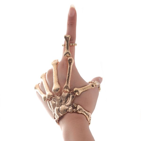 Hot Europe and America Unisex Halloween Bracelet Metal Skeleton Bracelet Ghost Claws Finger Bracelet Halloween Jewelry
Hot Europe and America Unisex Halloween Bracelet Metal Skeleton Bracelet Ghost Claws Finger Bracelet Halloween Jewelry