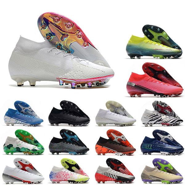 2021 chuteiras mens soccer shoes mercurial superfly 7 elite se ag cr7 high ankle soccer cleats outdoor football boots sneakers, White;red
2021 chuteiras mens soccer shoes mercurial superfly 7 elite se ag cr7 high ankle soccer cleats outdoor football boots sneakers, White;red