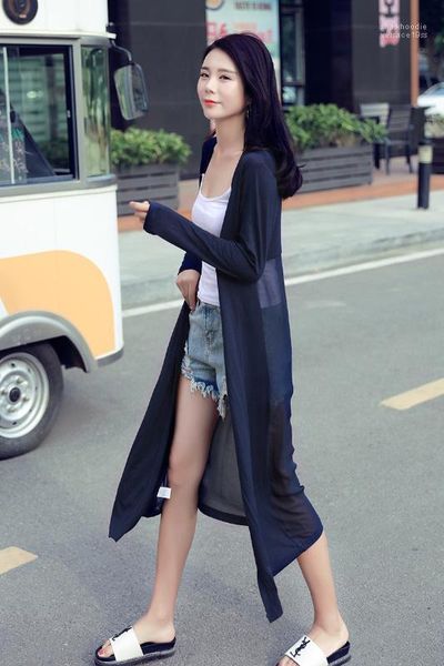 clothing designer solid womens summer rash guards fashion donna coats chiffon with modal panelled sun protective, Black
clothing designer solid womens summer rash guards fashion donna coats chiffon with modal panelled sun protective, Black