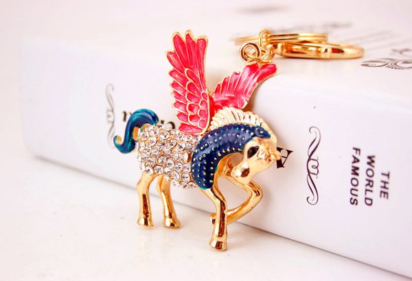 crystal horse with rhinestone metal key chains holder handbag pendant fashion rhinestone keyrings keychains gift, Silver
crystal horse with rhinestone metal key chains holder handbag pendant fashion rhinestone keyrings keychains gift, Silver