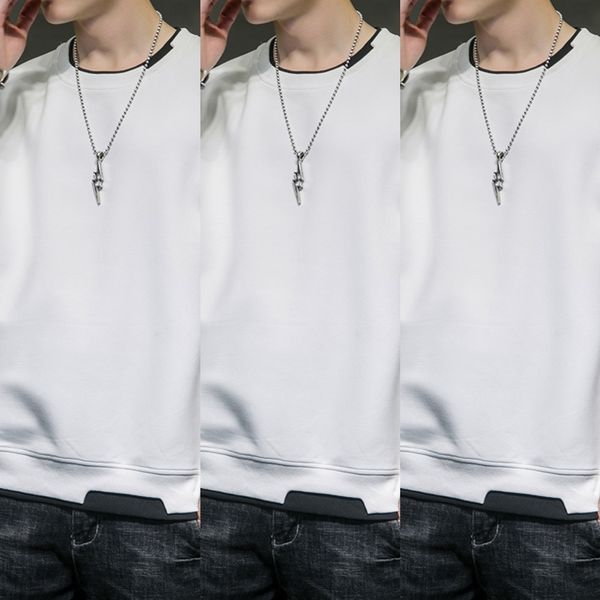 spring and autumn men's fashion brand clothes loose long sleeve base sweater shirt round neck korean style sports leisure men's sw, Black
spring and autumn men's fashion brand clothes loose long sleeve base sweater shirt round neck korean style sports leisure men's sw, Black