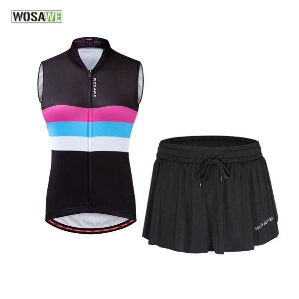 racing sets wosawe women's cycling jersey set summer anti-uv bicycle clothing quick-dry mountain bike skirt shorts for ladies girls, Black;blue
racing sets wosawe women's cycling jersey set summer anti-uv bicycle clothing quick-dry mountain bike skirt shorts for ladies girls, Black;blue