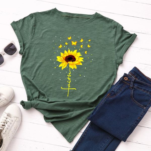 women's t-shirt butterfly women t shirt harajuku sunflower graphic basic casual short sleeve oversized cotton tees faith letter print t, White
women's t-shirt butterfly women t shirt harajuku sunflower graphic basic casual short sleeve oversized cotton tees faith letter print t, White