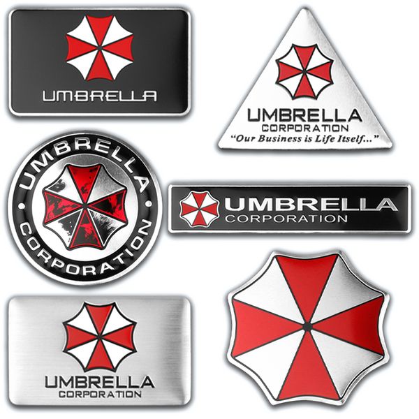 car styling 3d aluminum alloy umbrella corporation emblem sticker decals for bmw audi toyota peugeot suzuki citroen fiat skoda
car styling 3d aluminum alloy umbrella corporation emblem sticker decals for bmw audi toyota peugeot suzuki citroen fiat skoda