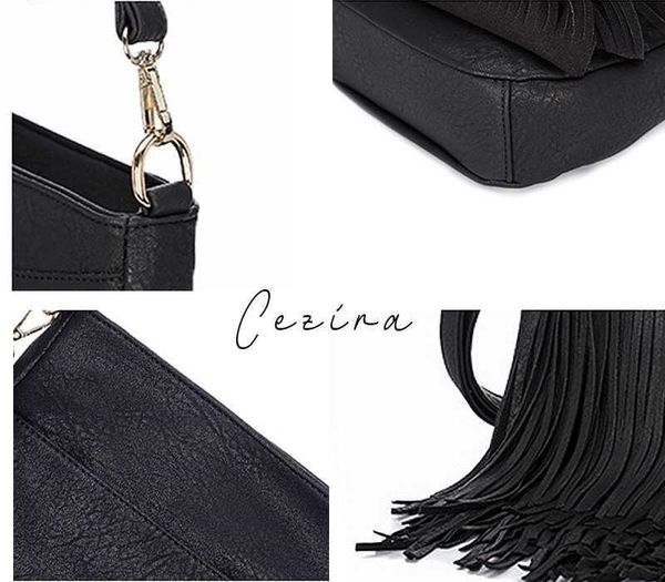 cezira fashion hippie tassel crossbody bags for women bohemia style handbag ladies pu leather shoulder bag girls messengerok
cezira fashion hippie tassel crossbody bags for women bohemia style handbag ladies pu leather shoulder bag girls messengerok