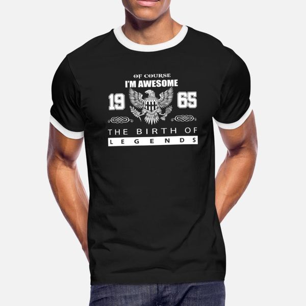born in 1965 the birth of legends t shirt men designing tee shirt o-neck pattern fit authentic summer style trend shirt, White;black
born in 1965 the birth of legends t shirt men designing tee shirt o-neck pattern fit authentic summer style trend shirt, White;black