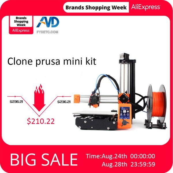 printers fysetc clone prusa mini 3d printer diy full kit and mw power (not assembly) without print
printers fysetc clone prusa mini 3d printer diy full kit and mw power (not assembly) without print