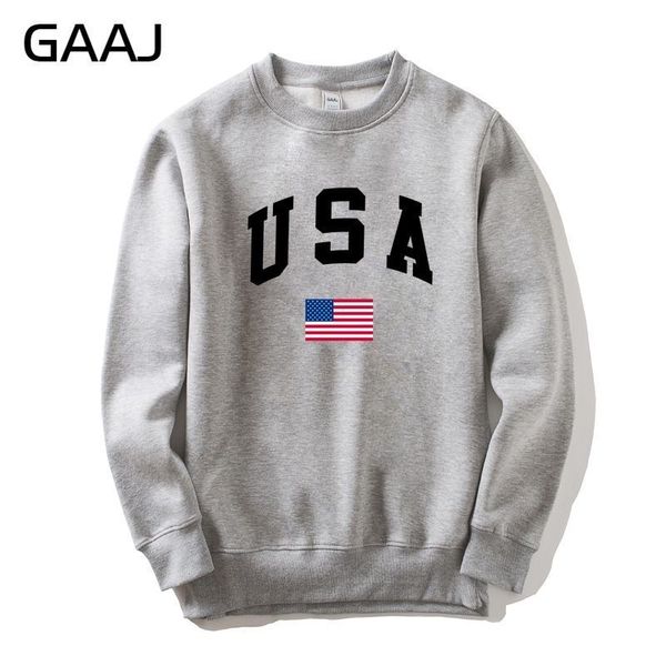 gaaj usa usa flag, men's and women's sweatshirt, printed casual hoodie, popular mens fleece jacket, mens sweatshirt, brand clothin, Black