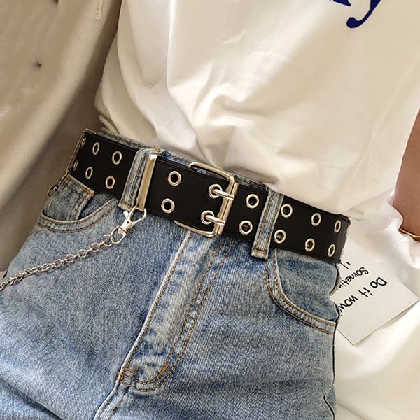 women belt leather new punk style fashion pin buckle jeans decorative belt chain luxury belts for women, Black;brown
women belt leather new punk style fashion pin buckle jeans decorative belt chain luxury belts for women, Black;brown