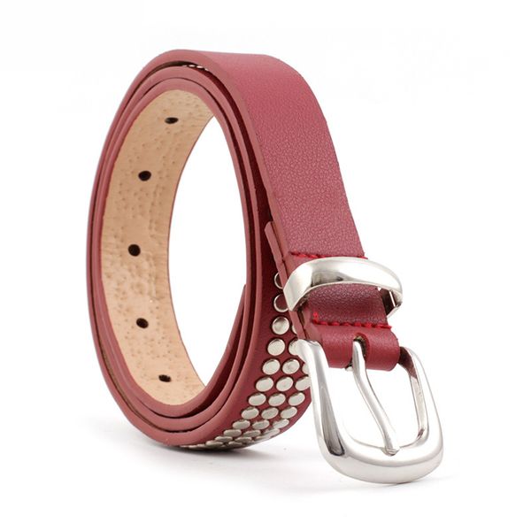 fashion rivet belt women alloy silver pin buckle adjustable waistband pu leather belt accessory, Black;brown
fashion rivet belt women alloy silver pin buckle adjustable waistband pu leather belt accessory, Black;brown