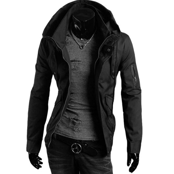 male autumn jackets large size good design men coat slim looking zipper solid mandarin collar three colors cozy, Black;brown
male autumn jackets large size good design men coat slim looking zipper solid mandarin collar three colors cozy, Black;brown