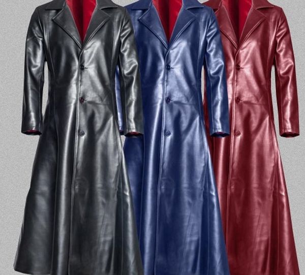fashion men's jacket gothic long coat faux leather coat oversize outwear overcoat streetwear motorcycle jackets s-5xl jaqueta, Black;brown
fashion men's jacket gothic long coat faux leather coat oversize outwear overcoat streetwear motorcycle jackets s-5xl jaqueta, Black;brown