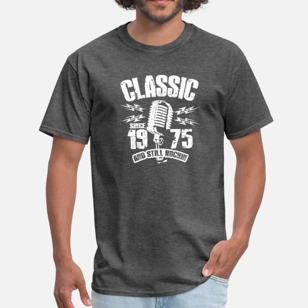 classic since 1975 t shirt men design 100% cotton size s-3xl cool graphic funny summer style original shirt, White;black
classic since 1975 t shirt men design 100% cotton size s-3xl cool graphic funny summer style original shirt, White;black