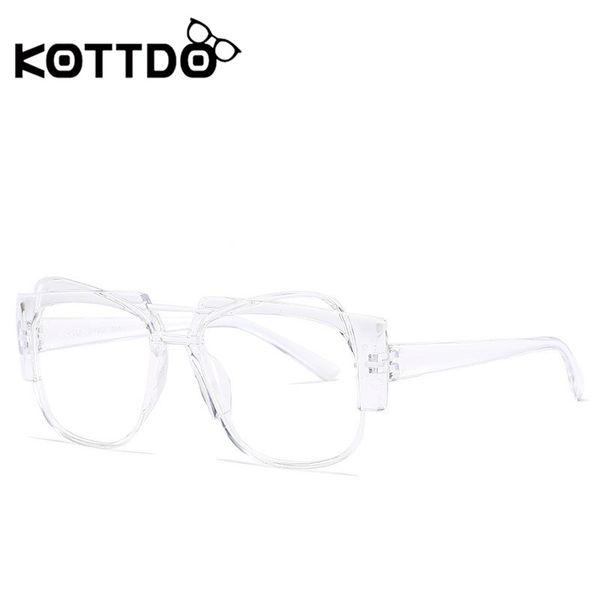 kottdo classic transparent irregular square sunglasses fashion modern brand design beach sunglasses, White;black
kottdo classic transparent irregular square sunglasses fashion modern brand design beach sunglasses, White;black