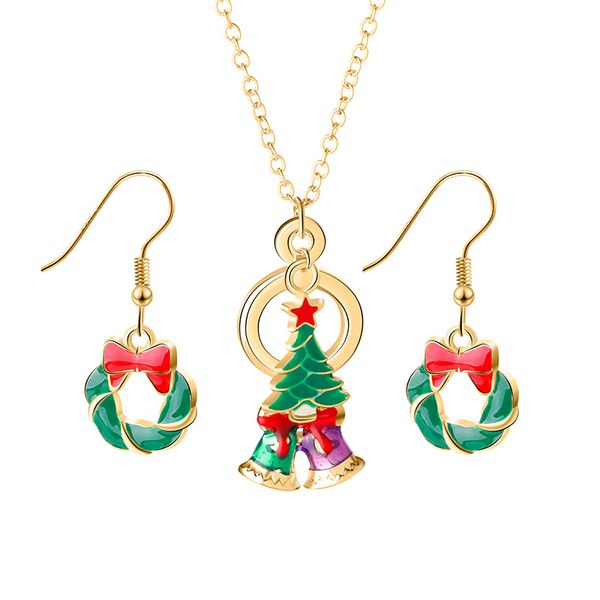 christmas theme pendant necklace golden chain christmas tree stars bell pendant christmas gift to friends and family, Silver
christmas theme pendant necklace golden chain christmas tree stars bell pendant christmas gift to friends and family, Silver