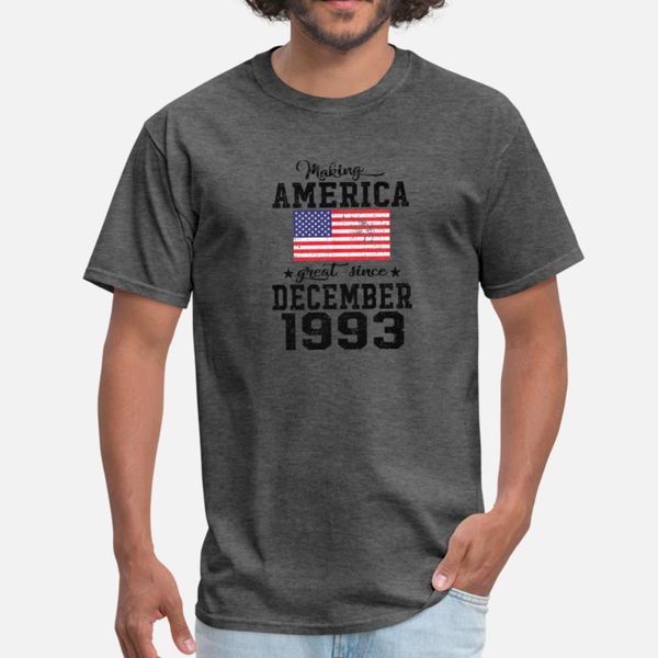 making america great since december 1993 t shirt men customized short sleeve round neck fit sunlight authentic spring trend shirt
making america great since december 1993 t shirt men customized short sleeve round neck fit sunlight authentic spring trend shirt