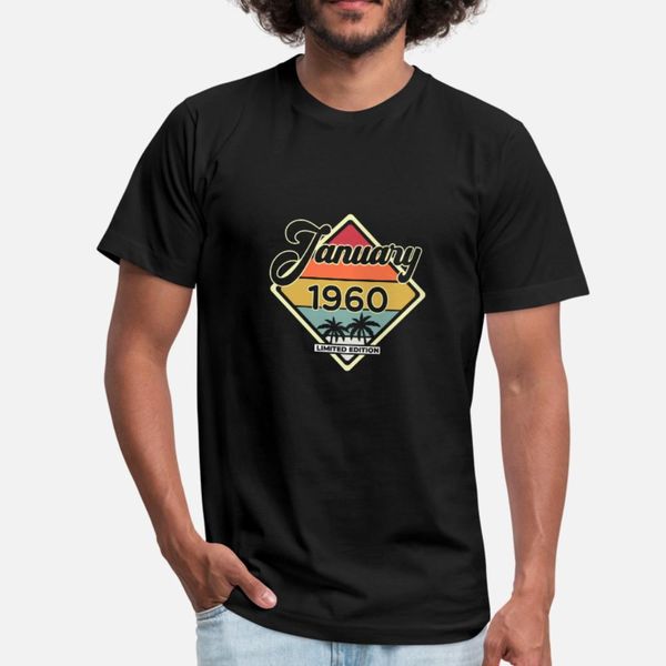 vintage january 60 year 1960 60th birthday gift t shirt men printed 100% cotton round neck original casual spring autumn natural shirt
vintage january 60 year 1960 60th birthday gift t shirt men printed 100% cotton round neck original casual spring autumn natural shirt