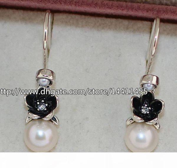 100% high-quality 925 sterling silver floral charms dangle earrings with white pearl fits european designer jewelry, Golden
100% high-quality 925 sterling silver floral charms dangle earrings with white pearl fits european designer jewelry, Golden