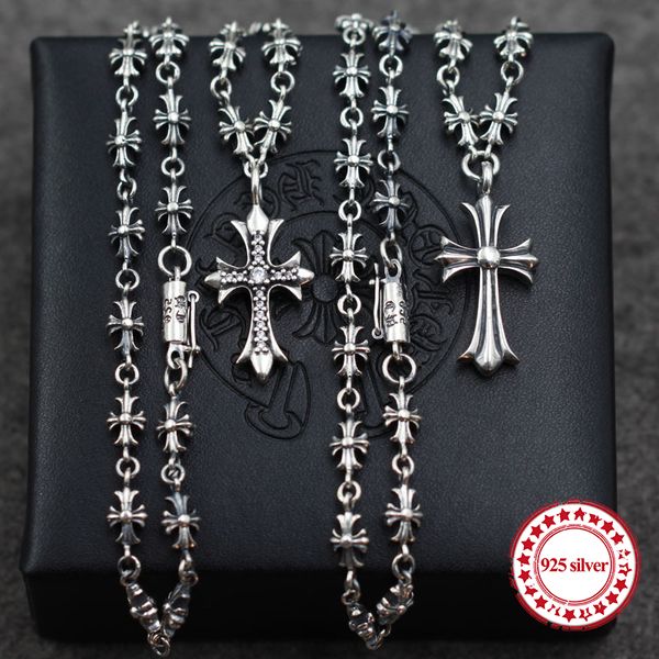 s925 sterling silver pendant necklace retro personality punk style cross modeling couple long chain sweater chain send a gift
s925 sterling silver pendant necklace retro personality punk style cross modeling couple long chain sweater chain send a gift