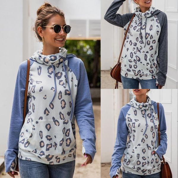 womens designer hoodies autumn winter long sleeve leopard print panelled sweatshirt women pullover casual, Black
womens designer hoodies autumn winter long sleeve leopard print panelled sweatshirt women pullover casual, Black