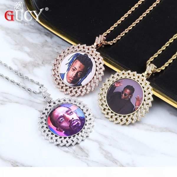 gucy new custom made p round medallions necklace & pendant with 4mm tennis chain cubic zircon men's hip hop jewelry, Silver
gucy new custom made p round medallions necklace & pendant with 4mm tennis chain cubic zircon men's hip hop jewelry, Silver