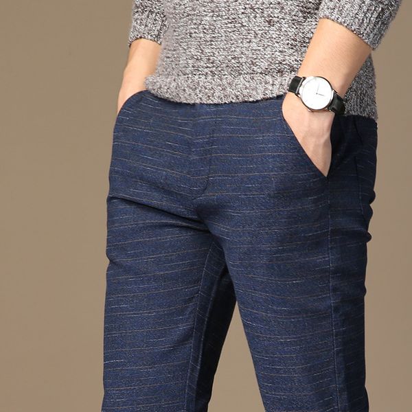 mrmt 2020 brand mens spring and summer casual pants men striped micro elastic straight trousers, Black
mrmt 2020 brand mens spring and summer casual pants men striped micro elastic straight trousers, Black
