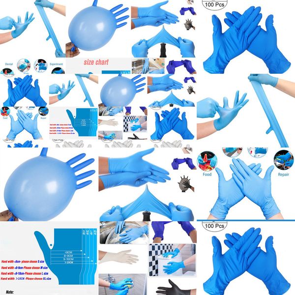 grade nitrile food gloves 100pcs/lot black blue white waterproof allergy disposable work s j273
grade nitrile food gloves 100pcs/lot black blue white waterproof allergy disposable work s j273