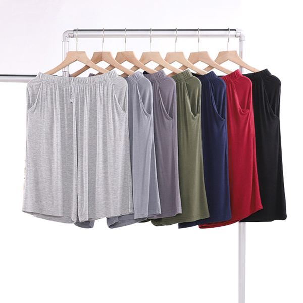 men's sleepwear plus size 5xl sleep shorts summer modal boxers male pajamas homewear bottoms pant sport long legs tether pockets, Black;brown
men's sleepwear plus size 5xl sleep shorts summer modal boxers male pajamas homewear bottoms pant sport long legs tether pockets, Black;brown