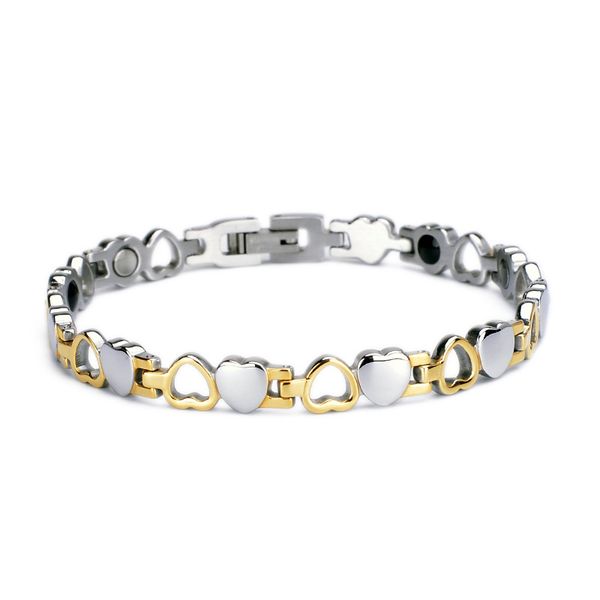 charm bracelets arrive women girls heart bracelet stainless steel gold silver color health energy for man fashion jewelry, Golden;silver
charm bracelets arrive women girls heart bracelet stainless steel gold silver color health energy for man fashion jewelry, Golden;silver