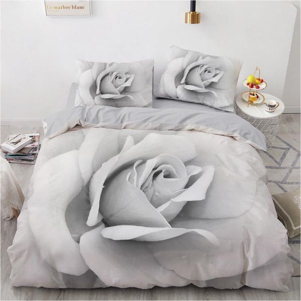 3d bedding set custom single double king size 3pcs duvet cover set blanket/quilt pillow case gray flowers bed microfiber
3d bedding set custom single double king size 3pcs duvet cover set blanket/quilt pillow case gray flowers bed microfiber