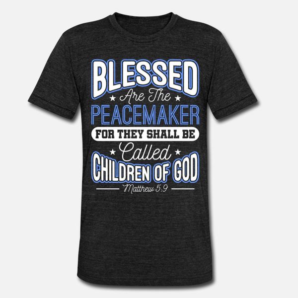 blessed are the peacemakers police officer cop t shirt men printed 100% cotton s-xxxl normal interesting funny casual summer standard shirt
blessed are the peacemakers police officer cop t shirt men printed 100% cotton s-xxxl normal interesting funny casual summer standard shirt