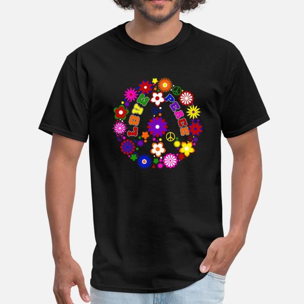 peace love sign hippie flowers 60s retro t shirt men designer 100% cotton round collar letter famous new style spring autumn vintage shirt 
peace love sign hippie flowers 60s retro t shirt men designer 100% cotton round collar letter famous new style spring autumn vintage shirt