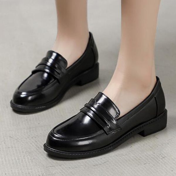 autumn flats women shoes bowtie loafers patent leather elegant low heels slip on footwear female circletoe thick heel sy268, Black
autumn flats women shoes bowtie loafers patent leather elegant low heels slip on footwear female circletoe thick heel sy268, Black