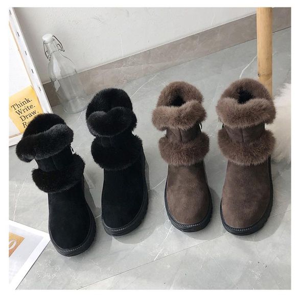 thicken cotton boots zapatos de mujer botas flat warm plush warm snow boots 2020 new winter women snow u11-15, Black
thicken cotton boots zapatos de mujer botas flat warm plush warm snow boots 2020 new winter women snow u11-15, Black
