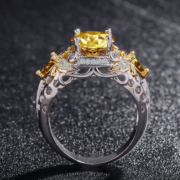 erluer silver color classic style engagement yellow wing bee crystal zircon rings for women trendy jewelry birthday gift ring, Golden;silver
erluer silver color classic style engagement yellow wing bee crystal zircon rings for women trendy jewelry birthday gift ring, Golden;silver