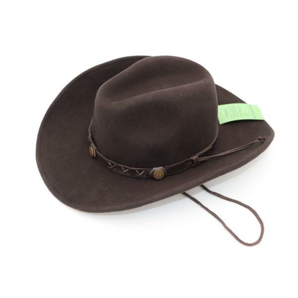 100% wool bowler hat male fedoras cowboy cap wide brim men's fashion watherproof woolen cap adjustable fedoras hat b-8126, Blue;gray
100% wool bowler hat male fedoras cowboy cap wide brim men's fashion watherproof woolen cap adjustable fedoras hat b-8126, Blue;gray