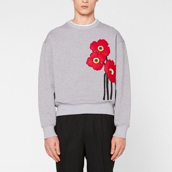 french style 2020 autumn and winter couple embroidered sweater wear men and women's same flower embroidered long sleeve sweater round n, Black
french style 2020 autumn and winter couple embroidered sweater wear men and women's same flower embroidered long sleeve sweater round n, Black