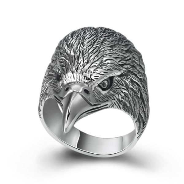 925 real sterling silver jewelry punk ring men domineering creative eagle ring christmas gift wedding band jewelry 
925 real sterling silver jewelry punk ring men domineering creative eagle ring christmas gift wedding band jewelry