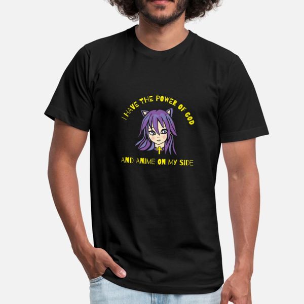 i have the power of god and anime on my side t shi t shirt men design 100% cotton crew neck standard fitness basic spring autumn shirt
i have the power of god and anime on my side t shi t shirt men design 100% cotton crew neck standard fitness basic spring autumn shirt