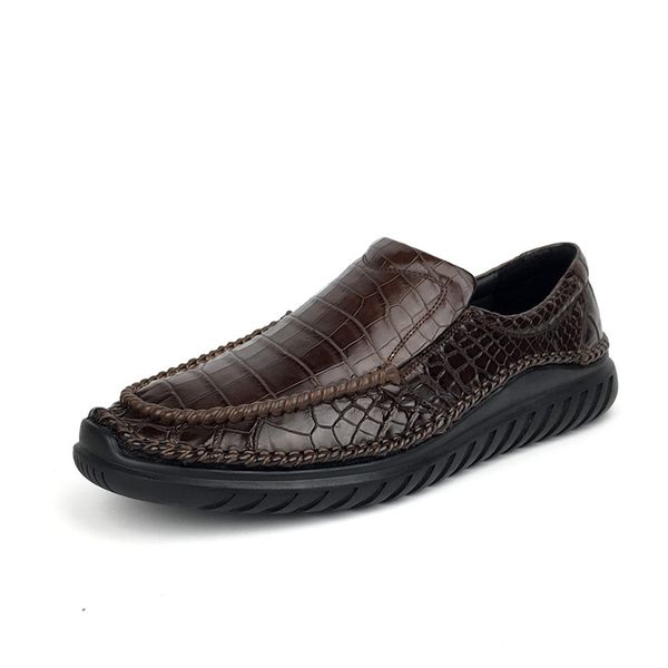 authentic crocodile belly skin men's driving walking footwear shoes genuine alligator leather male slip-on breathable loafers, Black
authentic crocodile belly skin men's driving walking footwear shoes genuine alligator leather male slip-on breathable loafers, Black