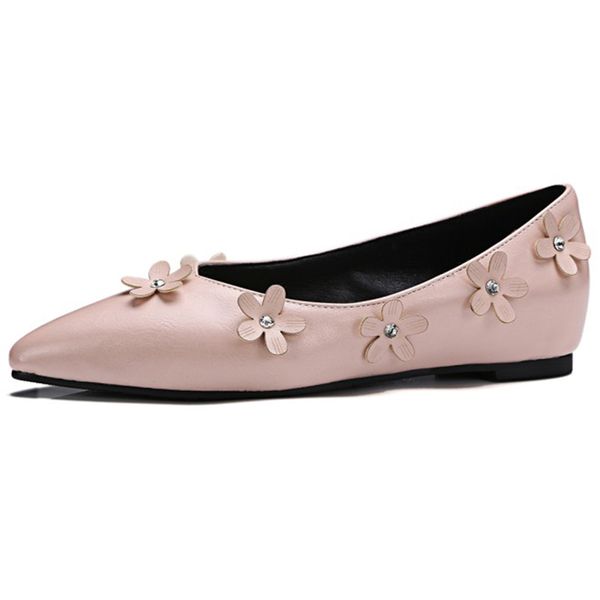 women's flats dress shoes pointy toe pu flat little 3d flowers pumps shoes office school girl daily life casual, Black
women's flats dress shoes pointy toe pu flat little 3d flowers pumps shoes office school girl daily life casual, Black