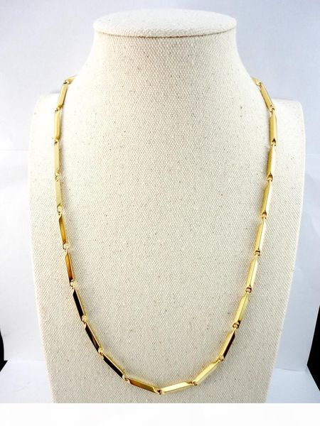 22.06 inch bamboo new gold stainless steel chain 56cm diameter 3.8mm never fade necklaces for women fashion jewelry lr528, Silver
22.06 inch bamboo new gold stainless steel chain 56cm diameter 3.8mm never fade necklaces for women fashion jewelry lr528, Silver