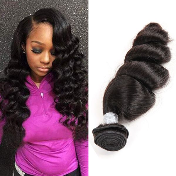 indian human hair mink loose wave three bundles virgin hair extensions double wefts 8-28inch natural color wholesale remy, Black
indian human hair mink loose wave three bundles virgin hair extensions double wefts 8-28inch natural color wholesale remy, Black