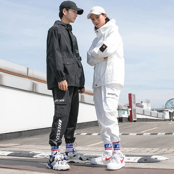 running sets 2021 autumn men streetwear tracksuit harajuku joggers suit vintage hooded hoodies fashions pants abz551, Black;blue
running sets 2021 autumn men streetwear tracksuit harajuku joggers suit vintage hooded hoodies fashions pants abz551, Black;blue