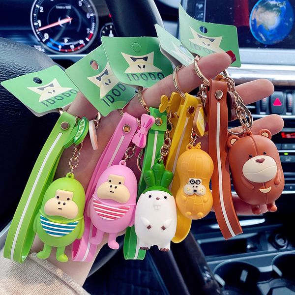 cute bean bear keychain creative vegetables peanut radish key chain children bag pendant charm girl boy keyring gifts, Silver
cute bean bear keychain creative vegetables peanut radish key chain children bag pendant charm girl boy keyring gifts, Silver
