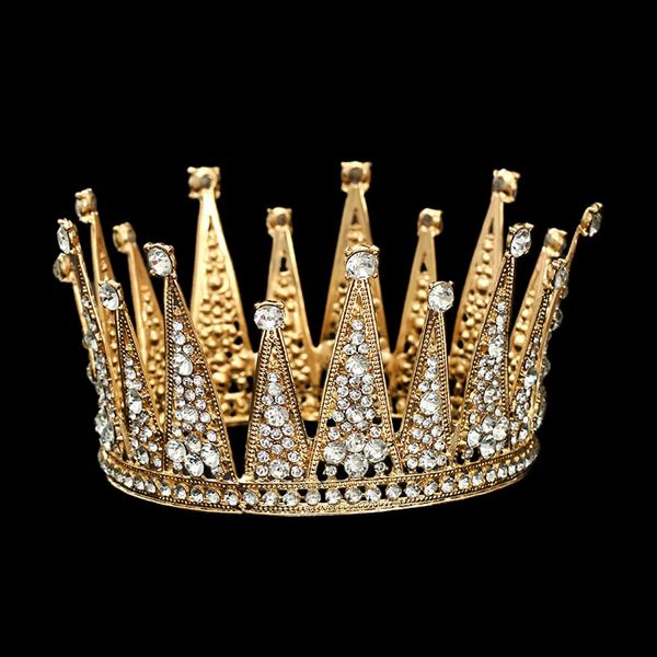 forseven luxury gold color tiara bride wedding exquisite headpeice handmade crystal crown women hair jewelry accessories jl, Golden;silver
forseven luxury gold color tiara bride wedding exquisite headpeice handmade crystal crown women hair jewelry accessories jl, Golden;silver