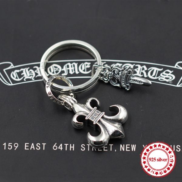 s925 sterling silver keychain personality classic punk style hip-hop domineering anchor styling send lover's gift jewelry, Slivery;golden
s925 sterling silver keychain personality classic punk style hip-hop domineering anchor styling send lover's gift jewelry, Slivery;golden