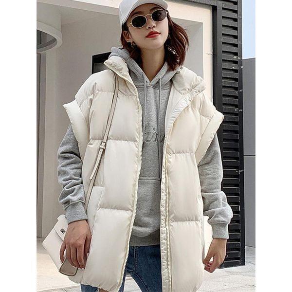women's vests fashion vest woman jacket waistcoat mujer chaqueta loose warm ladies thick sleeveless down cotton female solid q2904, Black;white
women's vests fashion vest woman jacket waistcoat mujer chaqueta loose warm ladies thick sleeveless down cotton female solid q2904, Black;white