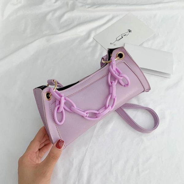 fashion acrylic chain women handbag pu leather small underarm shoulder bags solid female daily travel tote bag
fashion acrylic chain women handbag pu leather small underarm shoulder bags solid female daily travel tote bag